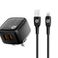 Cheetah1 12W Dual USB-A Wall Charger + USB-A to Lightning Cable - digifon