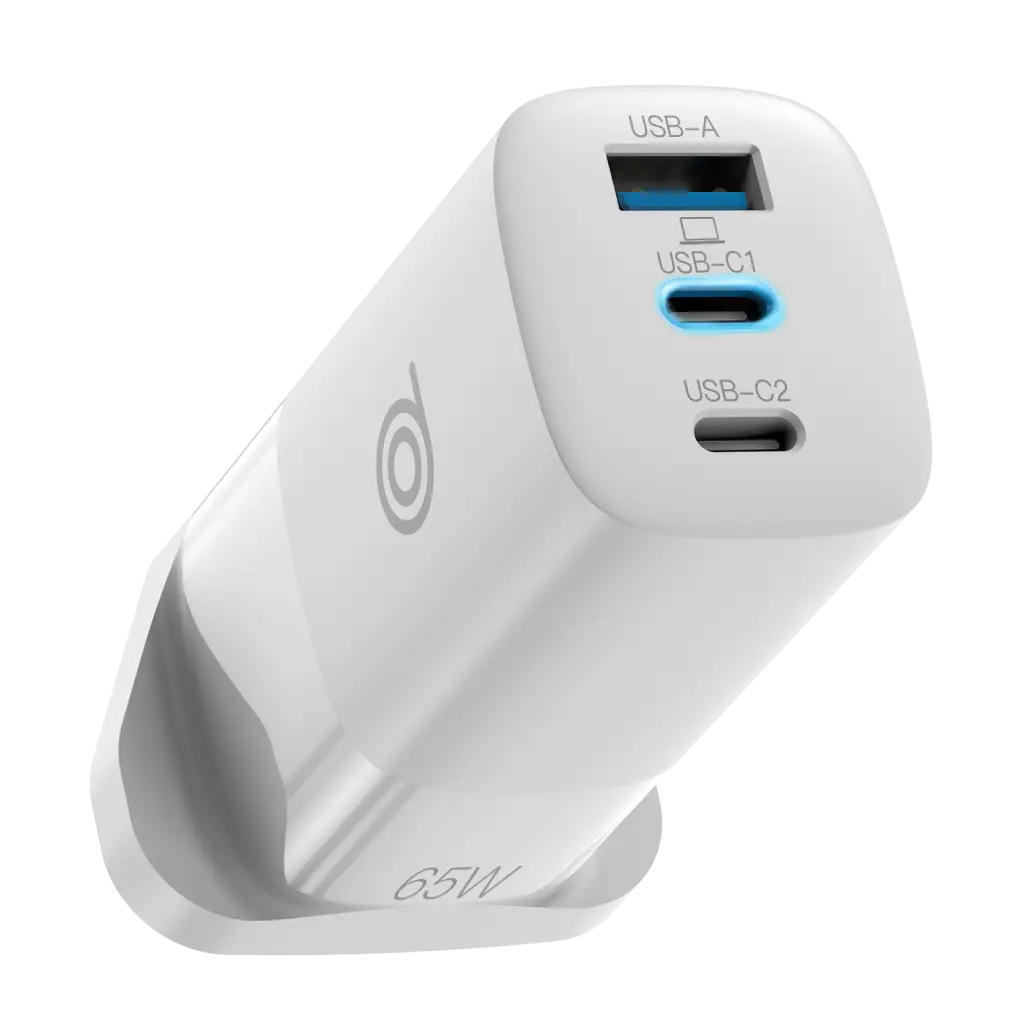 digifon Cheetah4 Superfast 65W Charger with Dual USB-C &